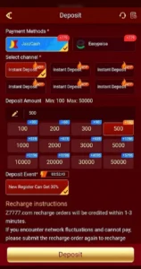 Z7777 Game New Earning Platform In Pakistan Free For Android 8